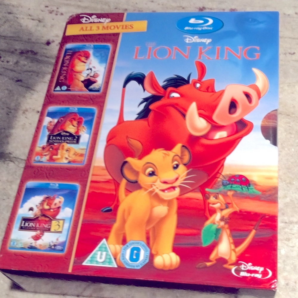 Lion king trilogy brand new